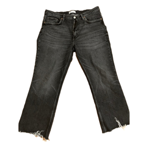 Zara dark grey wash jeans.